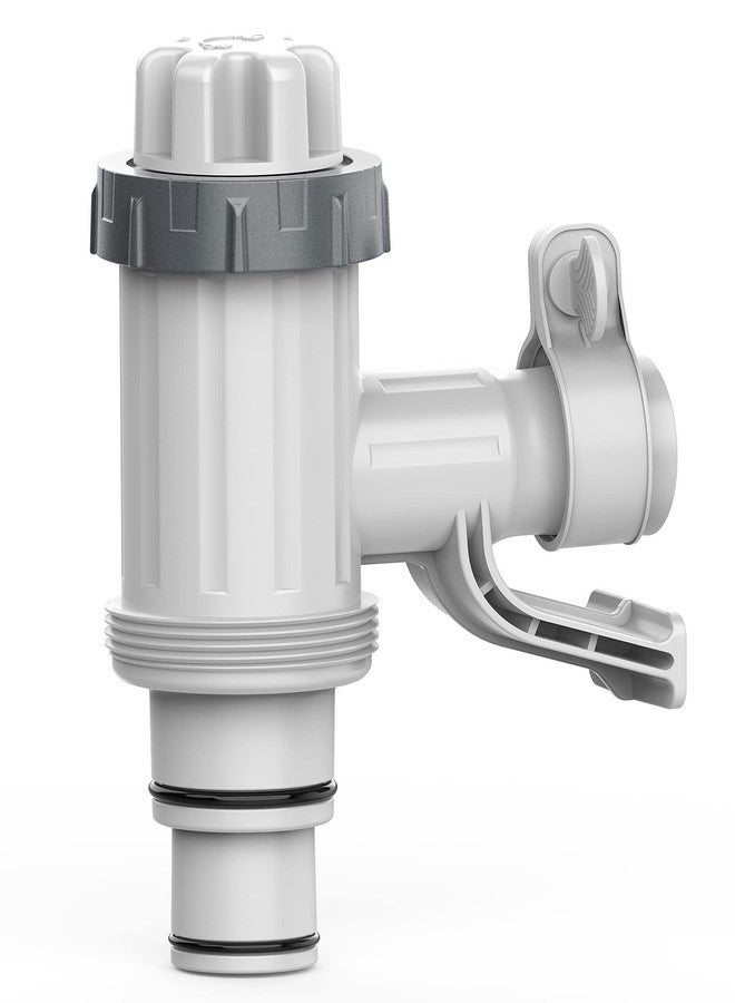 SUMMERBUDDY Pool Hose Adapter for Above Ground Swimming Pool, Pool Replacement Parts with Plunger Valve and Pool Pipe Holder Compatible with Intex/Bestway/Stock Tank Pool, Pool Pump Parts - Image 1