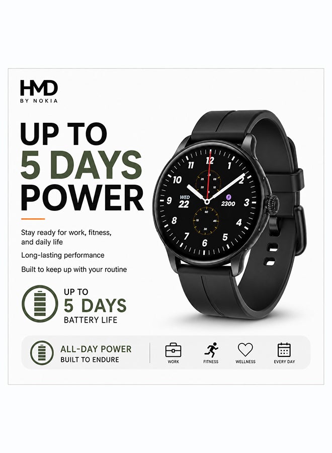 أتش أم دي ساعة X1 الذكية مع شاشة AMOLED - Image 3