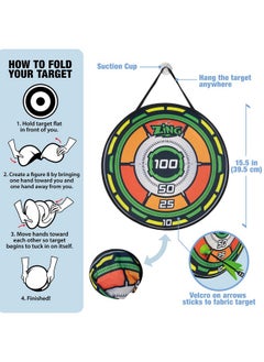Zing Air Storm Wrist Bow Pack - Includes 2 Wrist Bows, 6 Arrows And 1 Target, Launches Up To 45 Feet, Safe For Indoor Play  - Image 4