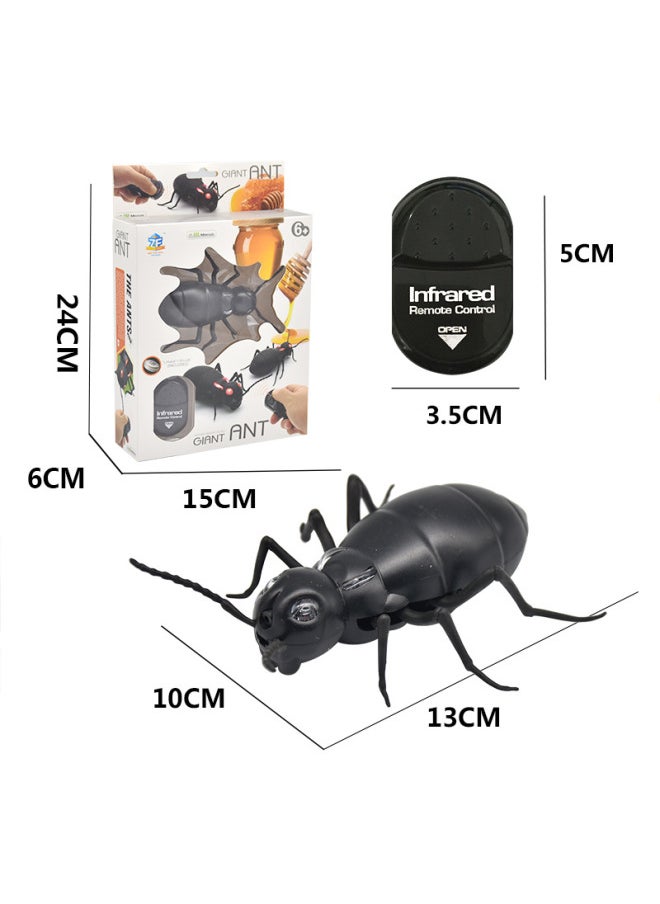 Explosions Strange Simulation Remote Control Animal Infrared Trick Remote Control Snake Remote Control Caterpillar Toy-Color:Remote Control Ant  - Image 1