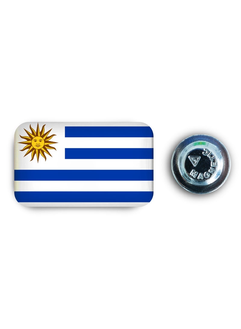 971ميديا شارة مغناطيسية بتصميم علم الاوروغواي - Image 1