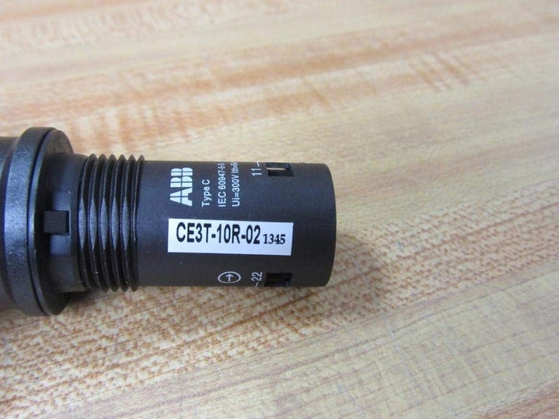 ABB CE3T10R02 Push Button Switch 30 mm Twist Release 2 NC Red - Image 4