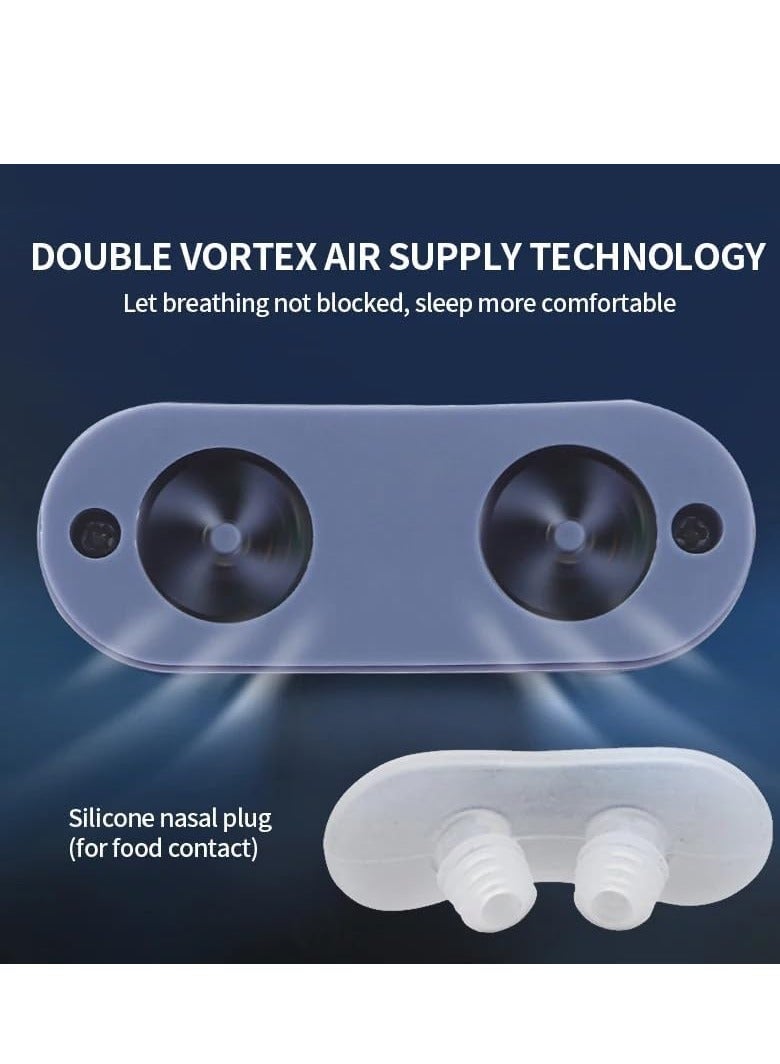 Plan A Electric Anti Snoring Device, Double Vents Improve Sleep Breathing - Sleep Apnea Treatment - Suitable for Men and Women - Portable and Easy to Use, USB Rechargeable, Quiet and Comfortable Sleep - Image 5