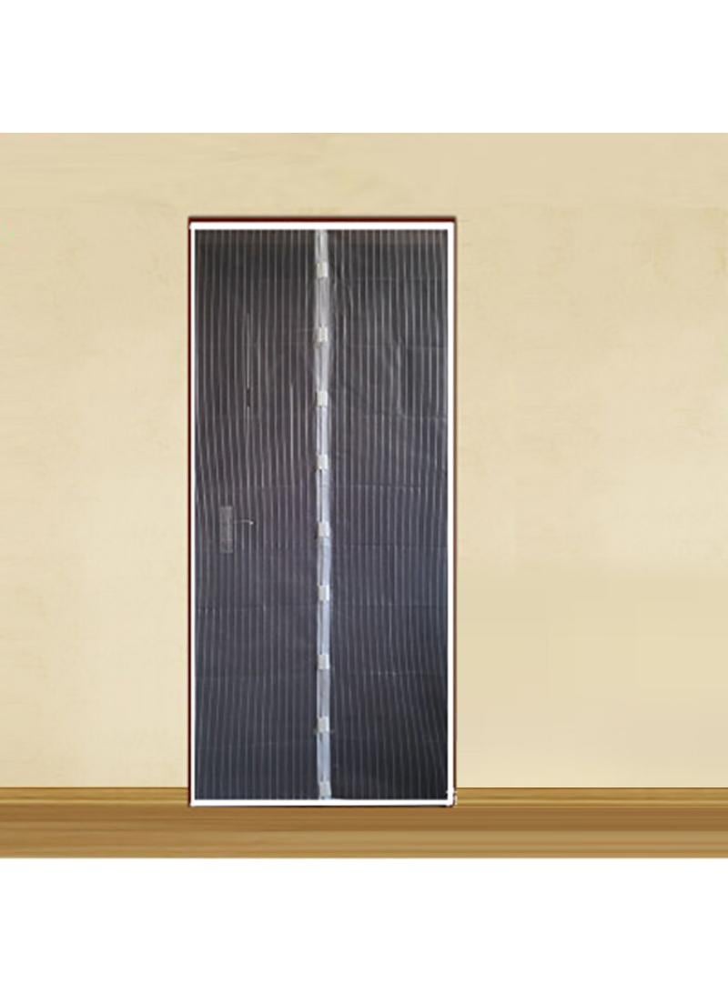 Bluejw Magnetic Fly Screen Door, Heavy-Duty Anti Mosquito Mesh No Gap,Super Quiet, No Drilling, Washable Mesh, Keep Fresh Air in & Bugs Out Balcony Sliding Living Room Children's Room 100 * 210cm - Image 1