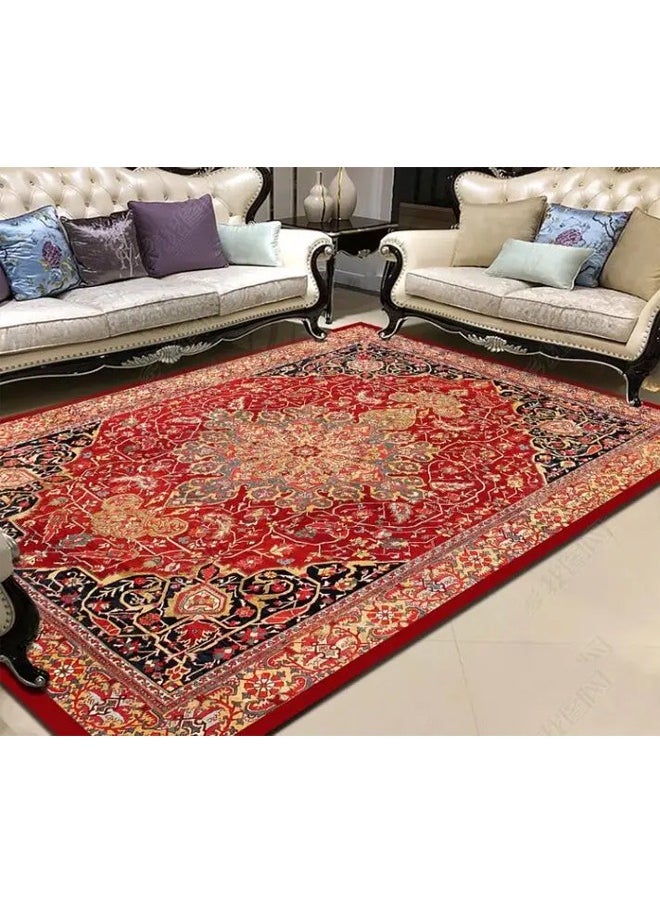 NKX American Style Anti Slip Rugs Soft Modern Carpets 200X300 CM (Drop Plastic Crystal Velvet)  - Image 3