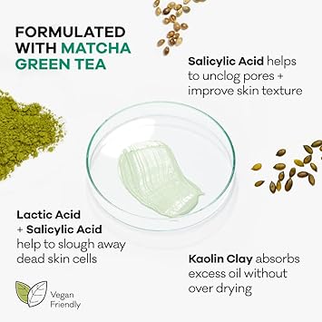 Botanical Lab Hemp Matcha Clarifying Face Mask 100ml Green Green Tea 100 millilitre - Image 2