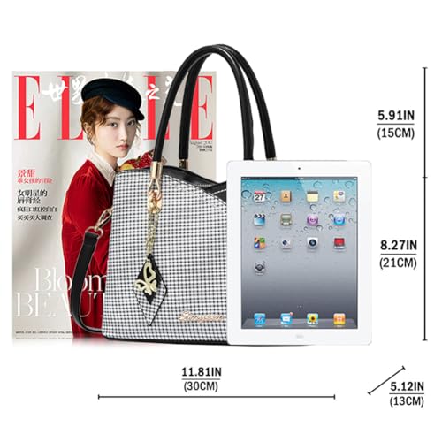 SiMYEER Satchel Purses and Handbags for Women Leather Crossbody Bags Shoulder Tote Bags - Image 4