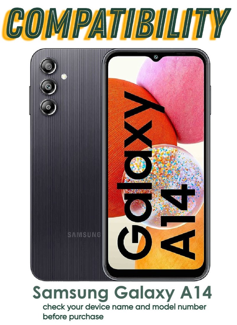 ACLIX 3 Pieces Antistatic ESD Dustproof Premium Quality High Definition Tempered Glass Screen Protector Designed For Samsung Galaxy A14 - Image 3