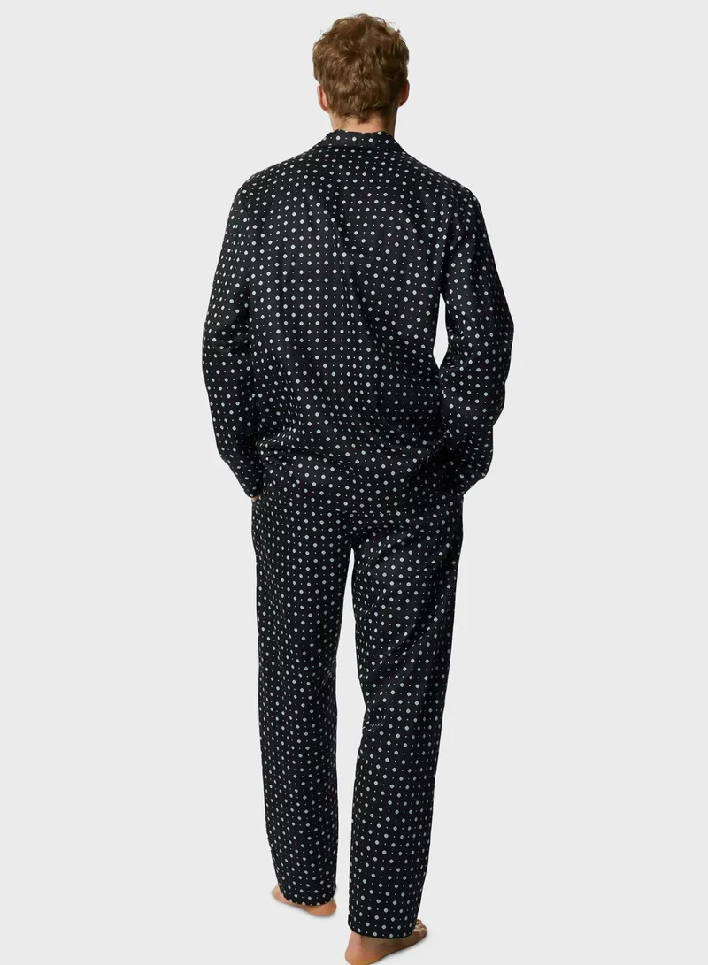 Marks & Spencer All Over Print Pyjama Set