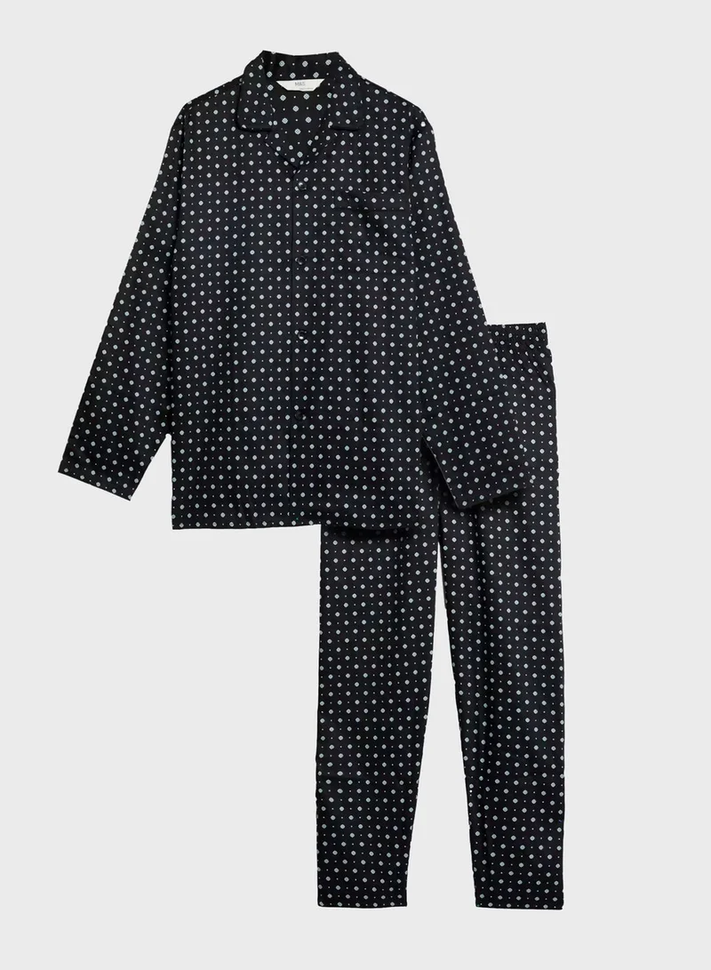 Marks & Spencer All Over Print Pyjama Set
