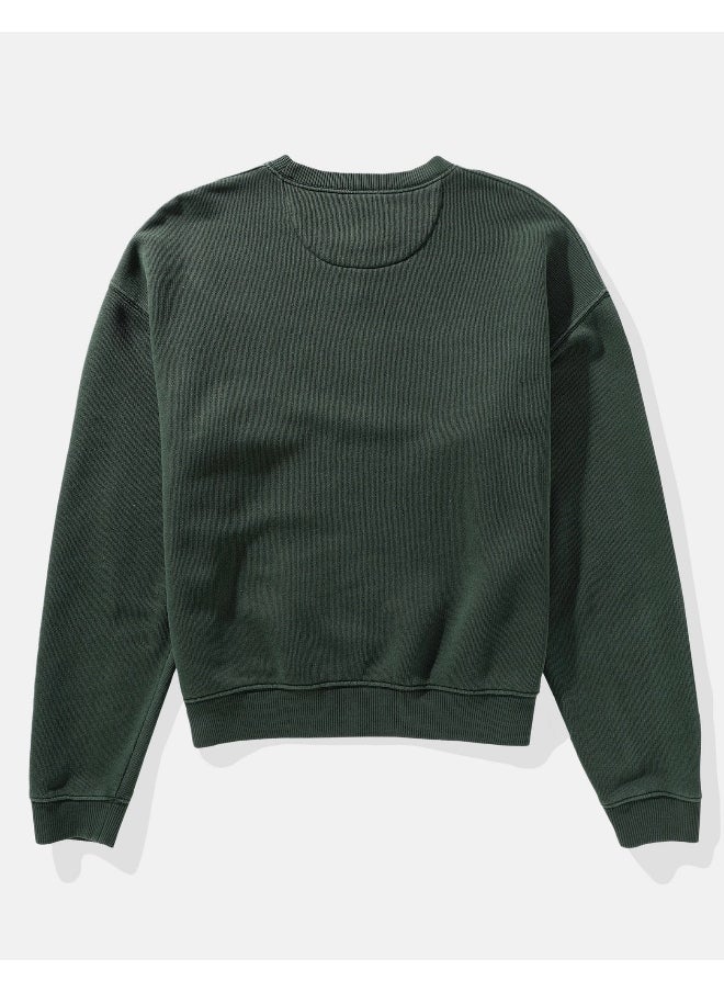 American Eagle AE Relaxed Crew Neck Sweatshirt  - Image 2