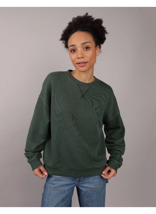 American Eagle AE Relaxed Crew Neck Sweatshirt  - Image 1