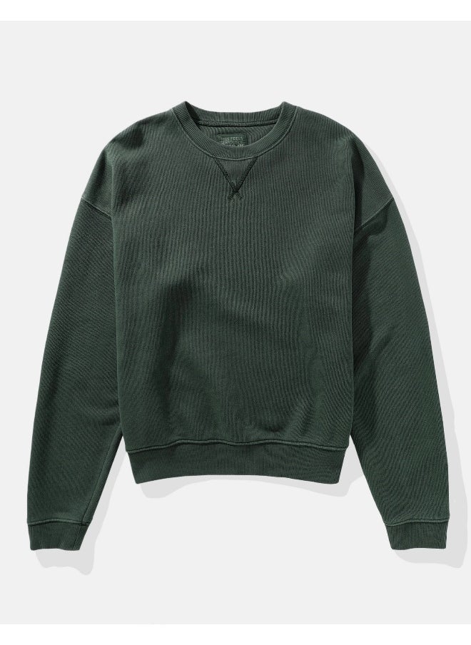 American Eagle AE Relaxed Crew Neck Sweatshirt  - Image 3