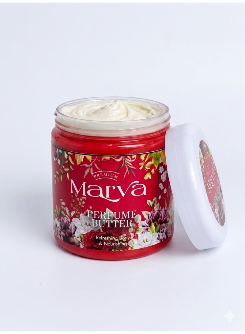 Marva Premium Perfume Butter for Sensitive Areas and Bikinis - Luxurious Body Moisturizer for 48-Hour Nourishment and Freshness - Image 1