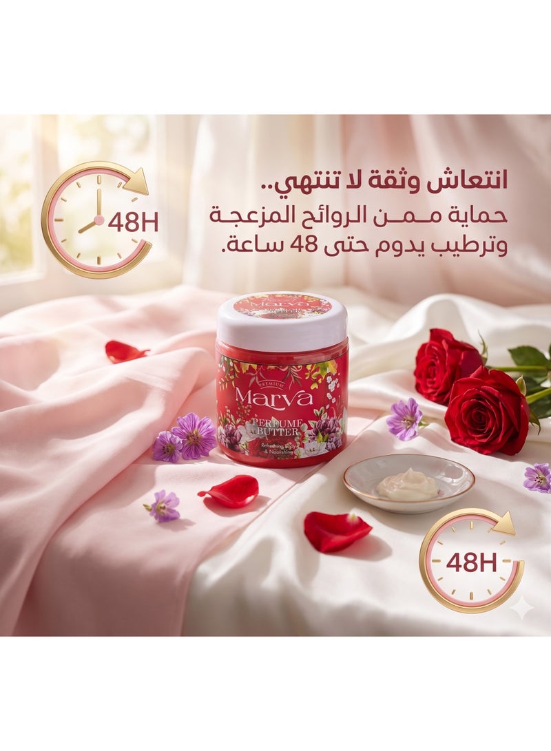 Marva Premium Perfume Butter for Sensitive Areas and Bikinis - Luxurious Body Moisturizer for 48-Hour Nourishment and Freshness - Image 5