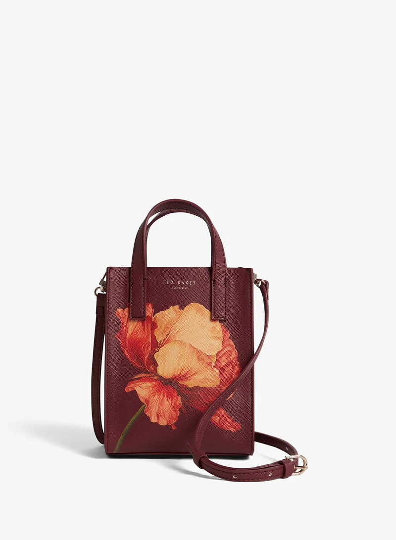 تيد بيكر Printed Flower Mini Icon Crossbody