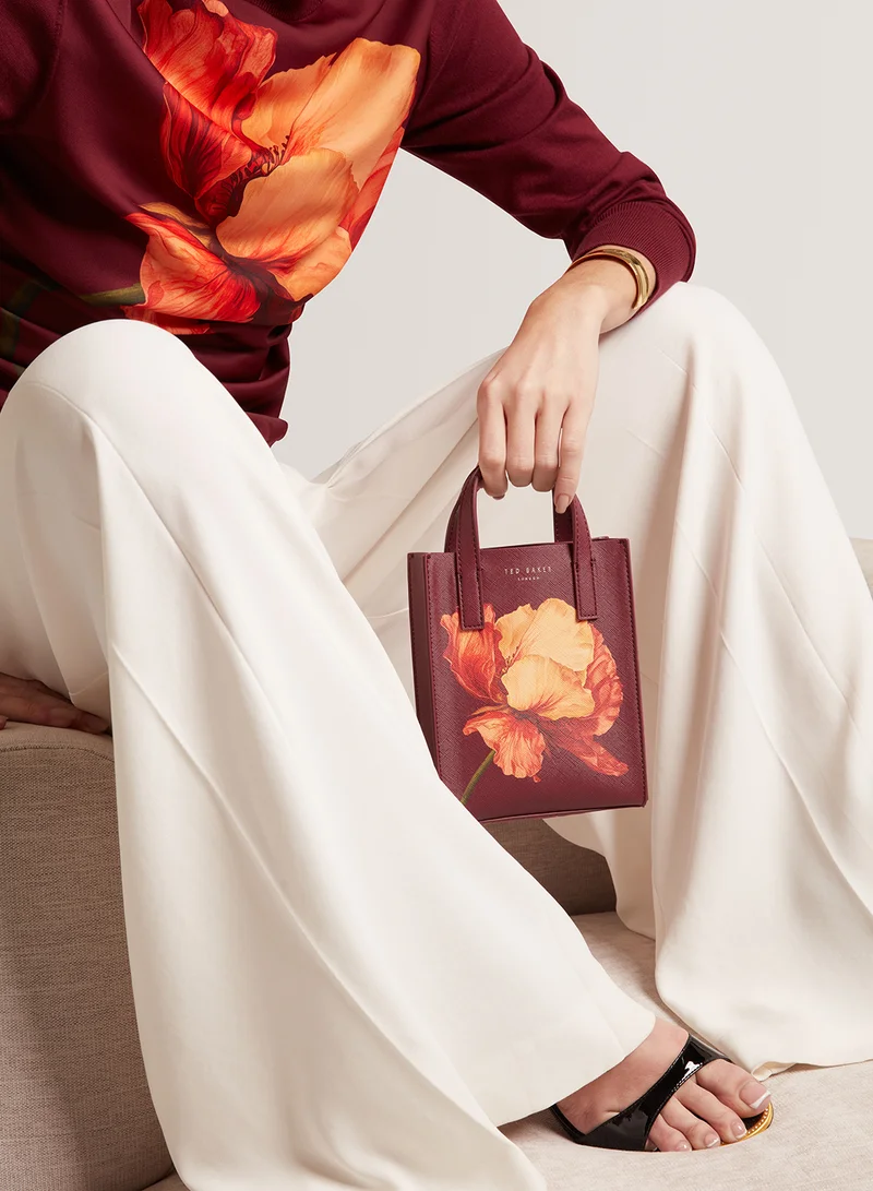 تيد بيكر Printed Flower Mini Icon Crossbody