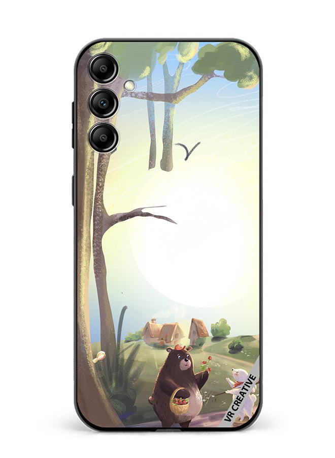 VR CREATIVE Protective Case Cover For Samsung Galaxy A55 Bear And Rabbit Design Multicolour - Image 1