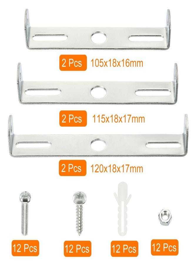 ميكسينيتي لوحة تثبيت إضاءة السقف من ميكانيكسي، 105 مم، 115 مم، 120 مم، دعامة تثبيت تركيبات الإضاءة، عارضة إضاءة للثريات المنزلية والمكتبية، عبوة من 6 قطع - Image 3
