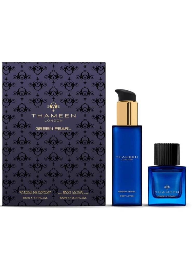 Thameen Green Pearl Ext de Parfum 50ml + Body Lotion 100ml - Image 2