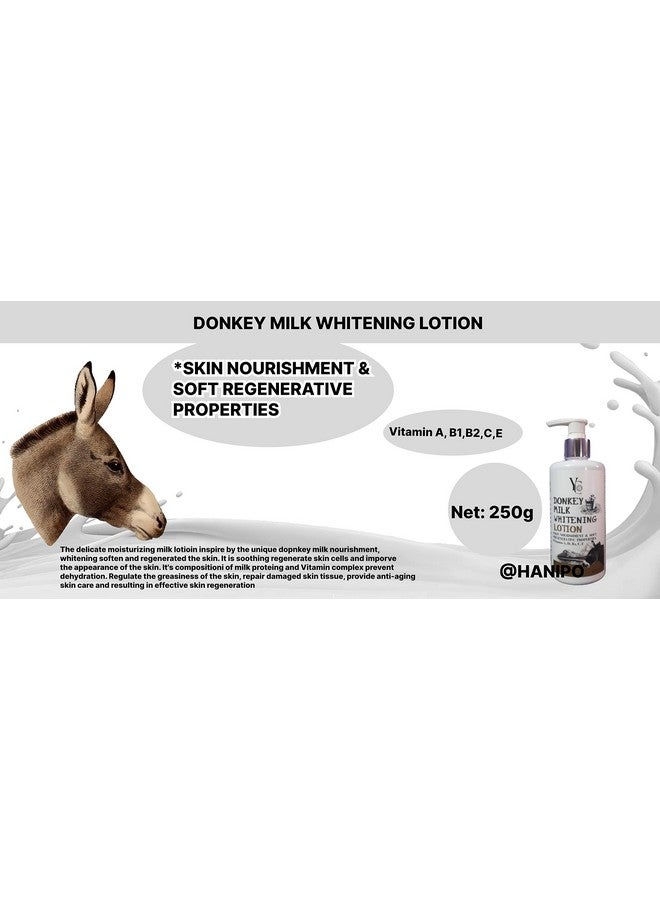 HANI PO™ YC Donkey Milk body lotion for women|body lotion for men 250g - Pack of 1 - Thailand ProductNatural Moisturizing for women | Natural cleansing for women | girl |men | adults | Cream for women | girls | facial cream | body cream for women | girls - Image 2