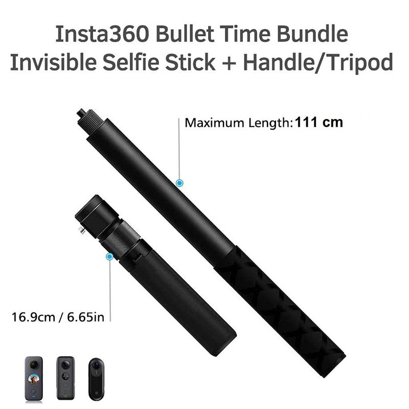 Adofys 3 in 1 Bullet Time Handle with Foldable Tripod Extension Monpod Rod for Insta360 One X4, X3 One X 2 / Insta360 One X Accessories - Image 3