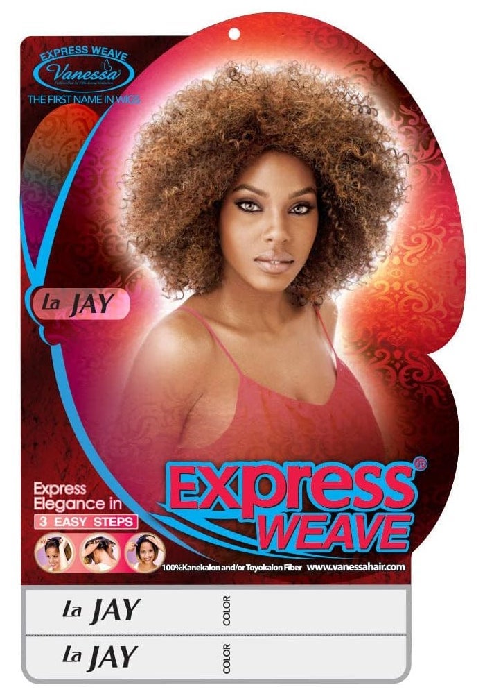 Vanessa Synthetic Hair Half Wig - La Jay - Curly Jerry Curl Afro Style - Image 5