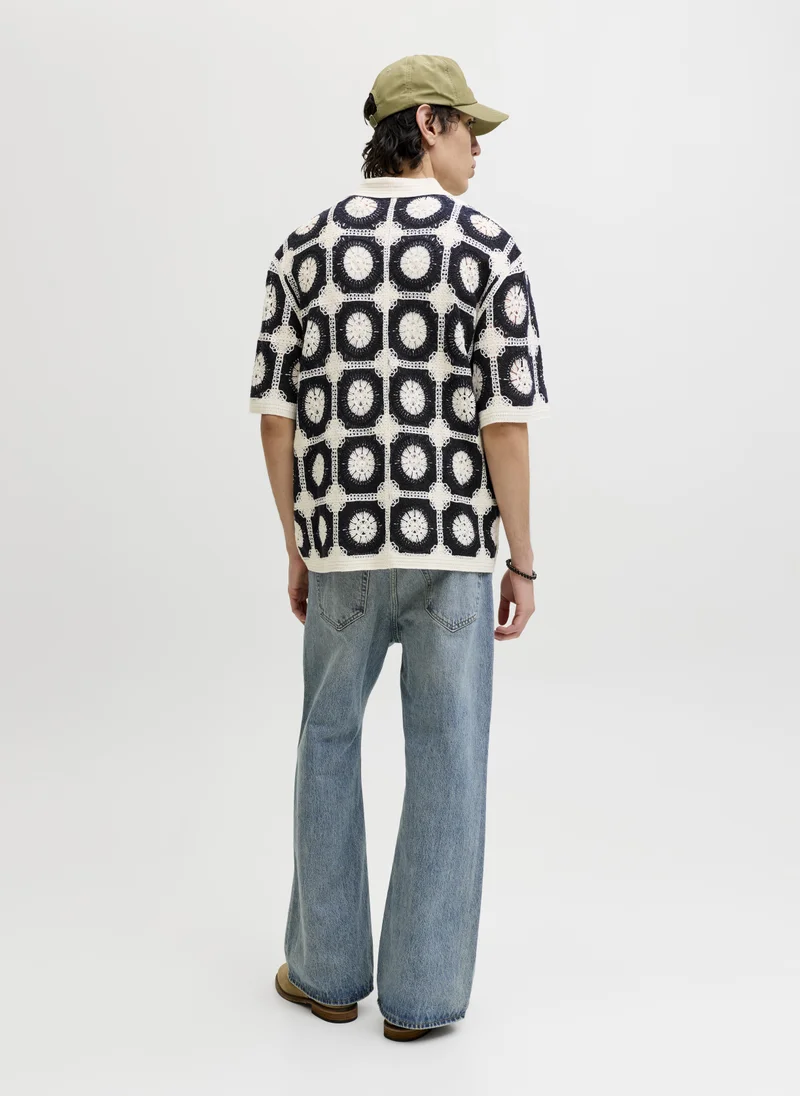 JACK & JONES Knitted Half Zip Up Sweater