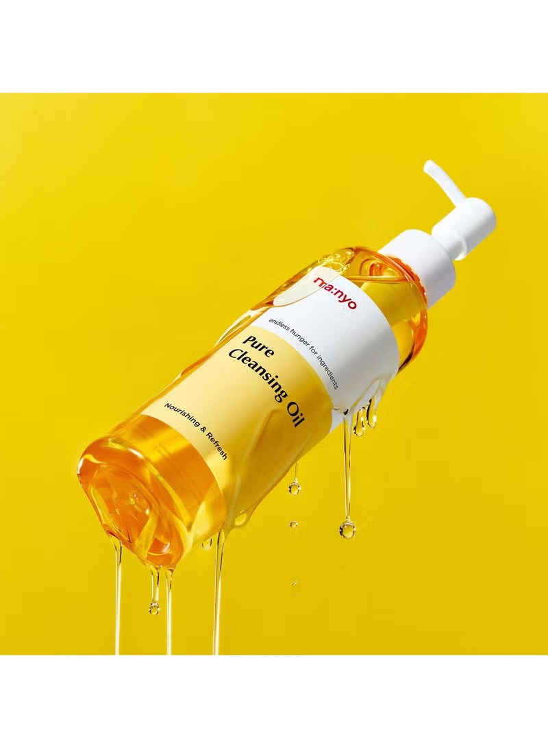 MA:NYO FACTORY Pure Cleansing Oil 6.7 fl oz (200ml) Korean Facial Cleanser, Blackhead Melting, Daily Makeup Removal with Argan Oil, for Women - Image 2