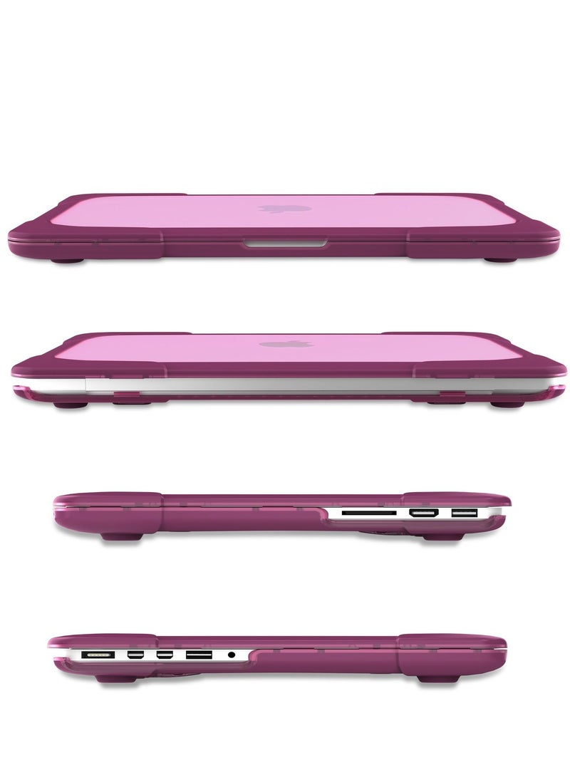 GULFLINK Hard Shell Case Cover With Kickstand Shockproof Function For MacBook Pro Retina (A1398) 15 Inch  - Image 3