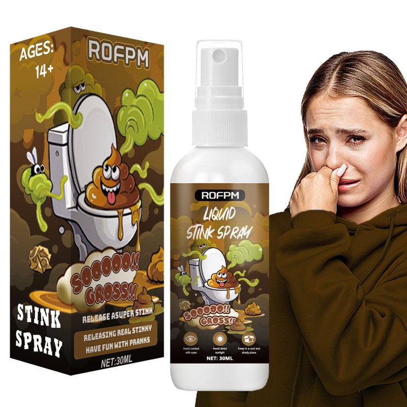 ROFPM Stink Spray Potent for Gag - Liquid Prank Spray Extra Strong, Long-Lasting Cool Stuff for Party (30ml, Stink Like Sewer) - Image 1