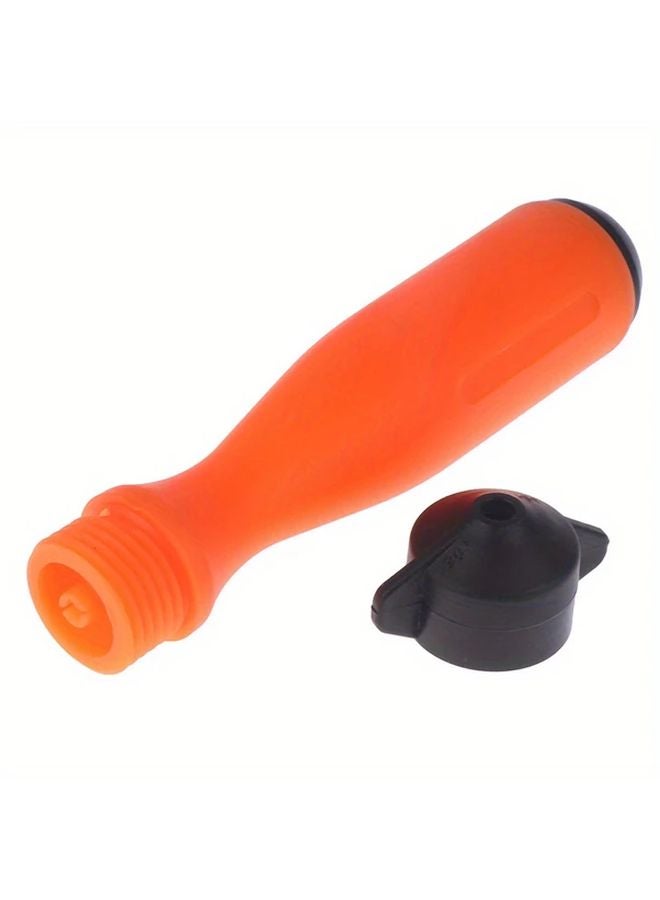 1pc Orange Nylon Saw Chain File Handle Reusable Quick Install Durable Plastic 5.12x0.79inch - Image 2