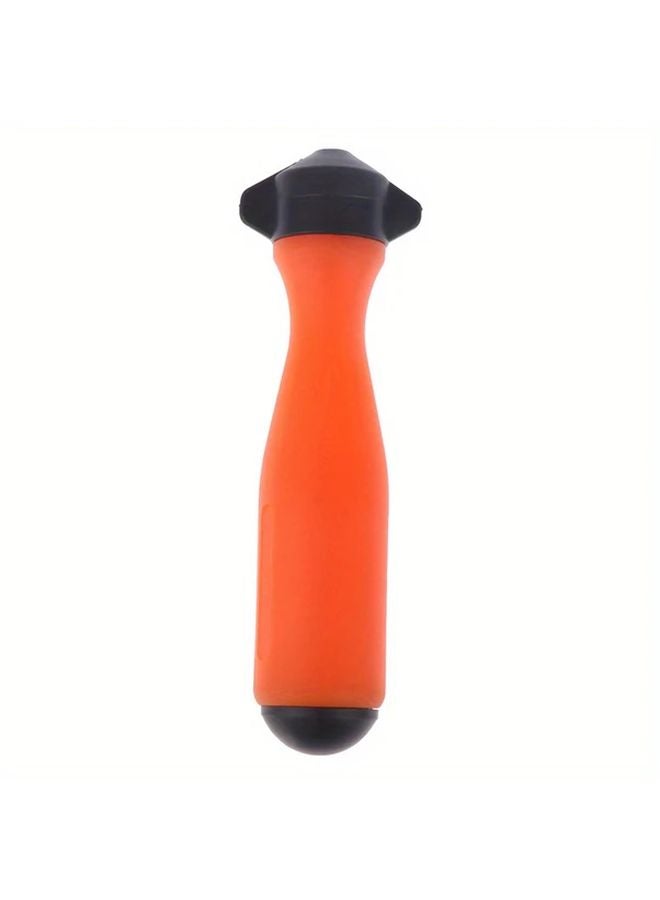 1pc Orange Nylon Saw Chain File Handle Reusable Quick Install Durable Plastic 5.12x0.79inch - Image 3