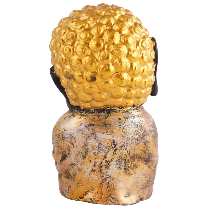 ZART Praying Monk Statue for Home Decorative Showpiece Buddha Showpiece for Living Room Decorative Feng Shui Showpiece for Home Decor Item 7 inch - Image 5