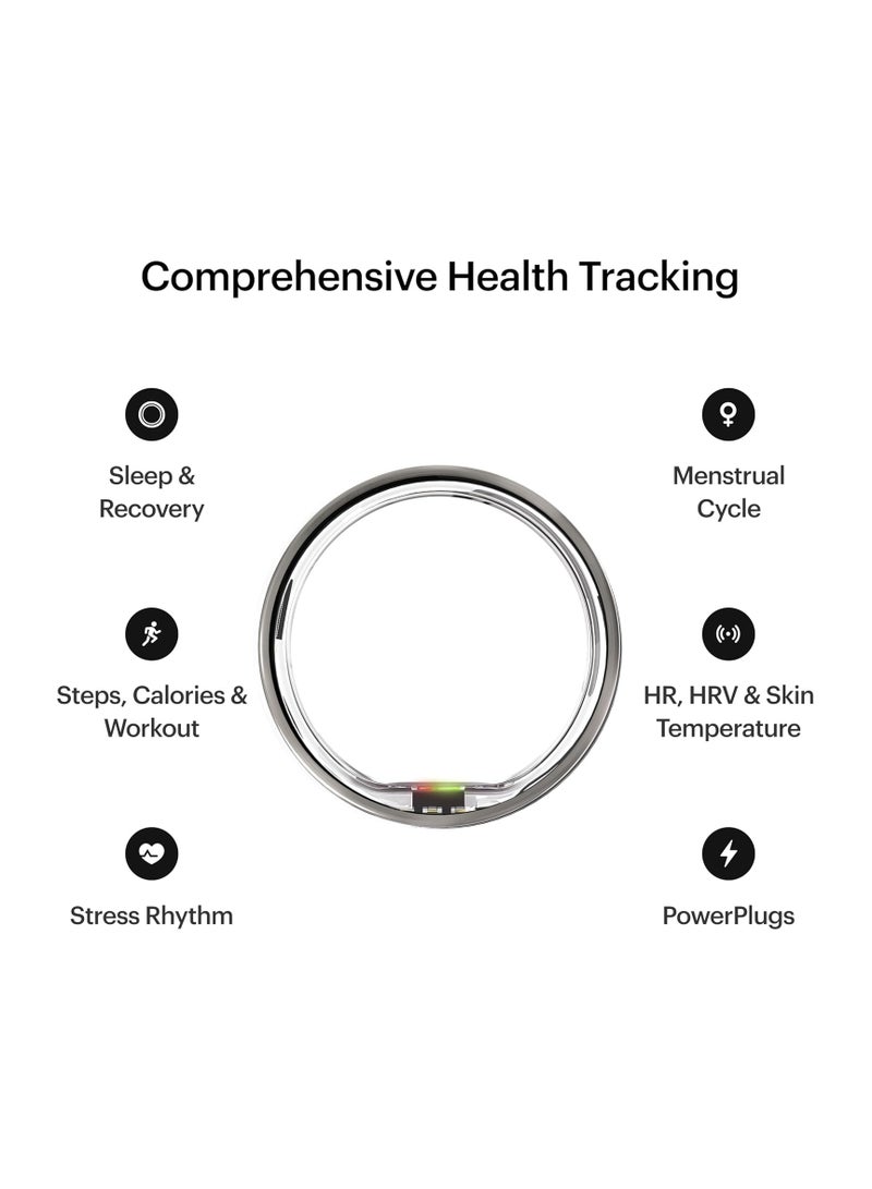 ULTRAHUMAN Ring AIR - No App Subscription - Smart Ring - Size First with Sizing Kit - Track Sleep, Workouts, HR, HRV - Up to 6 Days Battery (Size 14)  - Image 3