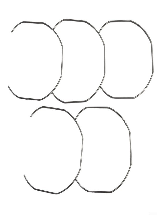 Cloudpower 5 قطع من مشابك زنبركية لسلة فلتر القهوة، زنبرك حامل فلتر معدني، زنبرك 51 مم/54 مم/58 مم، ملحقات بديلة، قطع غيار (51 54 مم) - Image 1