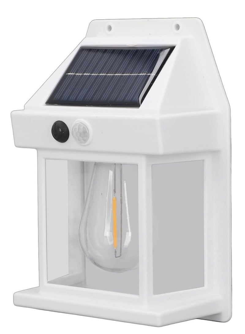 Generic Exterior Lighting Fixtures, Motion Sensor Weather Resistant Solar Tungsten Wall Light ABS IP65 Waterproof 3 Modes Easy to Install for Yards - Image 1