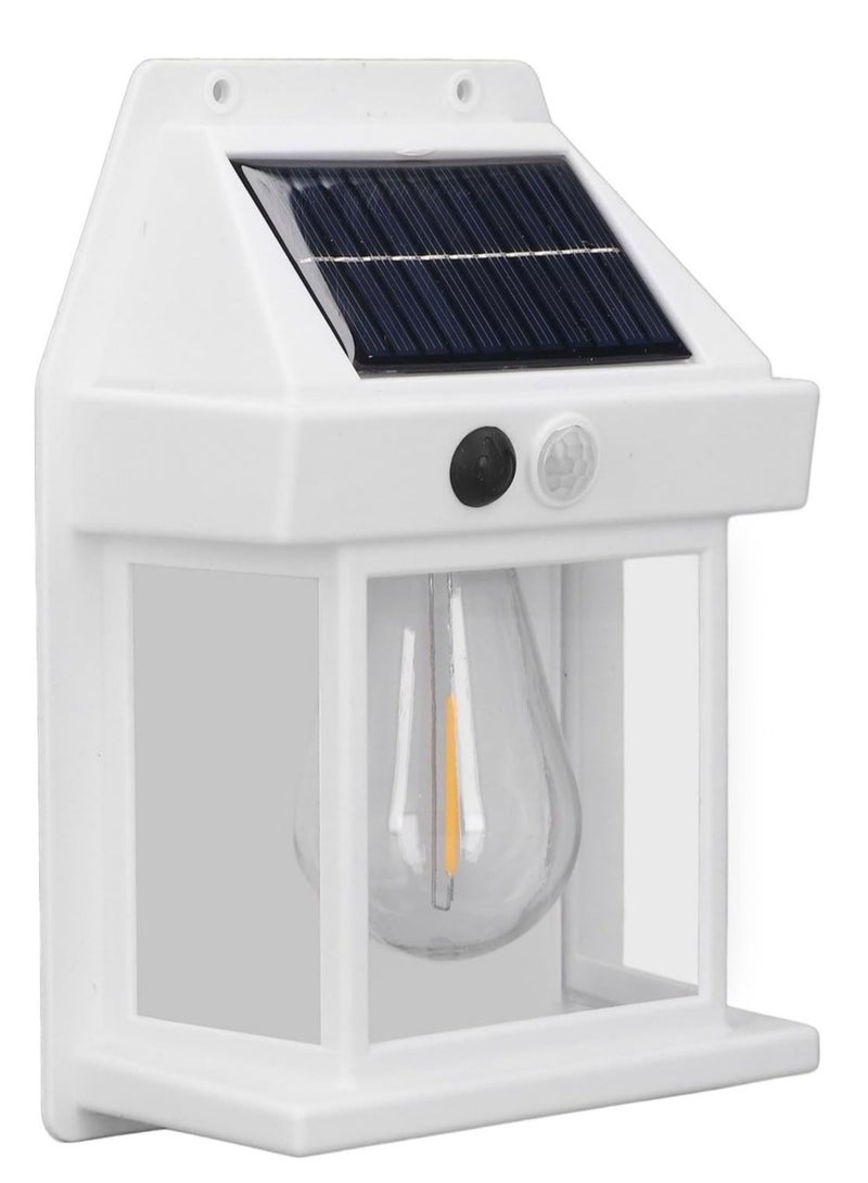 Generic Exterior Lighting Fixtures, Motion Sensor Weather Resistant Solar Tungsten Wall Light ABS IP65 Waterproof 3 Modes Easy to Install for Yards - Image 2