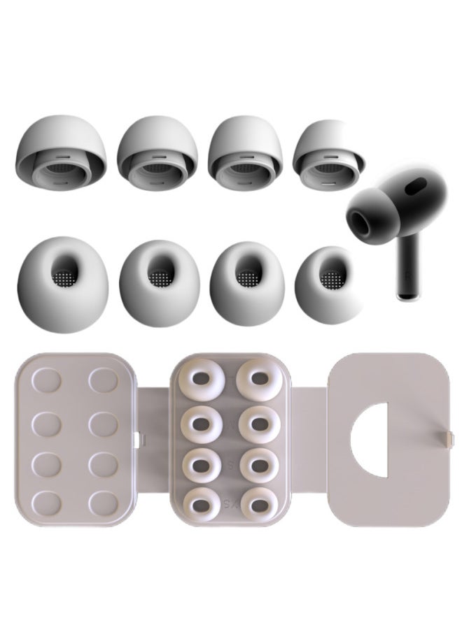 Generic - Suitable For Airpodspro2 Earplug Ear Cap Earphone Plug Cover 3 Generation For Apple Wireless Bluetooth Replacement 3 Generation Silicone-Color:4 Memory Foam Earplugs + 4-position Cardboard - Image 1