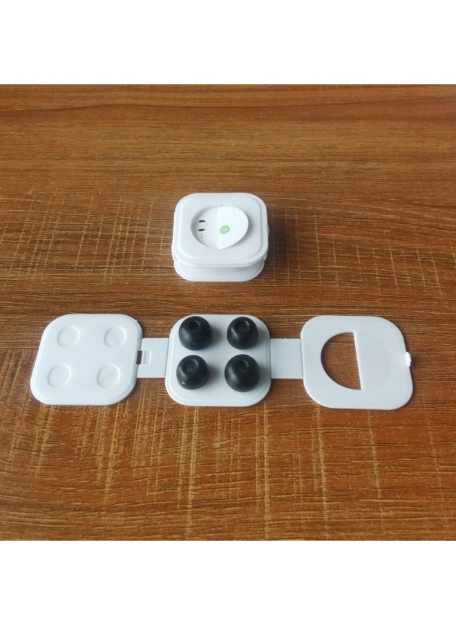 Generic - Suitable For Airpodspro2 Earplug Ear Cap Earphone Plug Cover 3 Generation For Apple Wireless Bluetooth Replacement 3 Generation Silicone-Color:4 Memory Foam Earplugs + 4-position Cardboard - Image 1