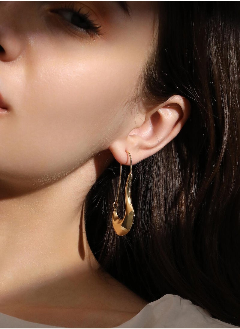 SOHI Women's The Whirlia Hoop Earrings  - Image 3