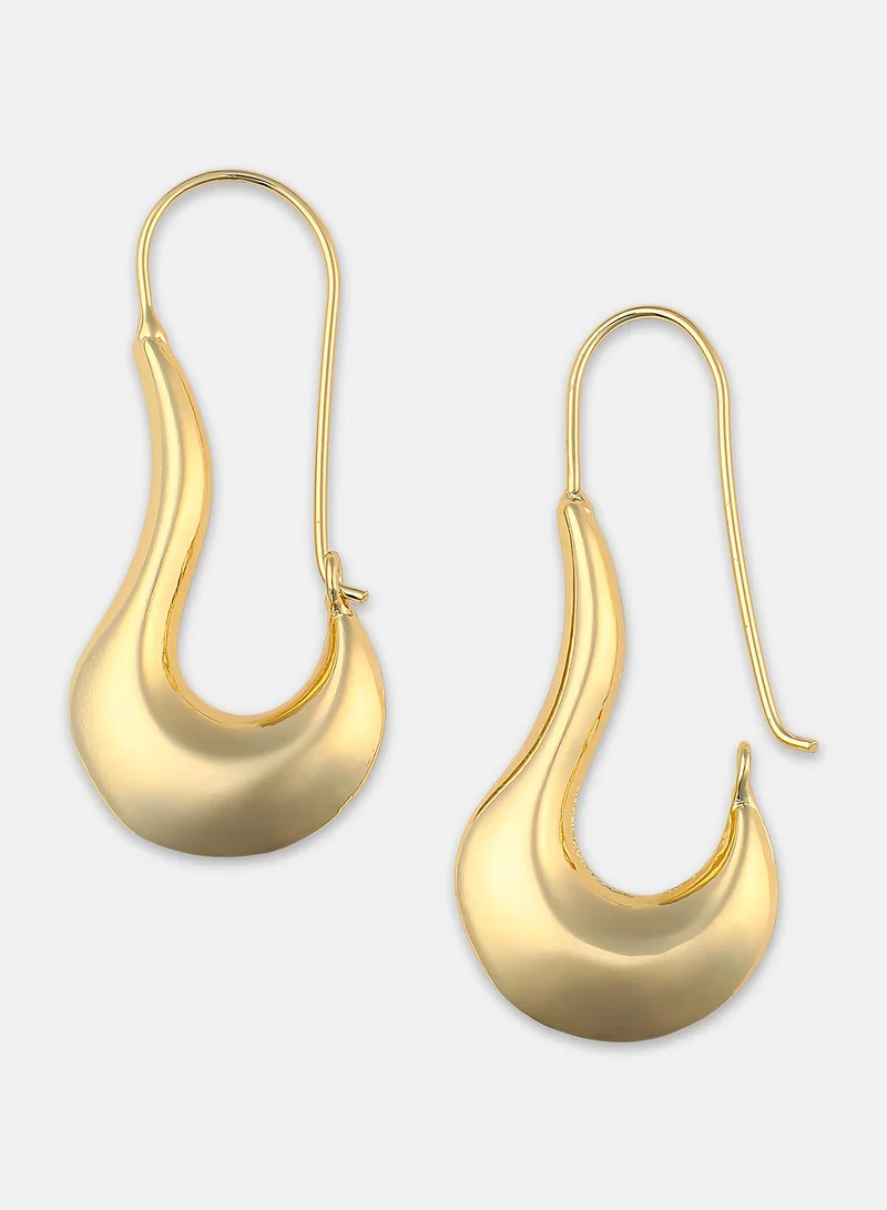 SOHI Whirlia Artificial Hoop Earring Jewellery