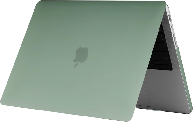 سيفن لاين متوافق مع حافظة MacBook Pro 16 بوصة 2021/2022 M4 M3 M2 M1 A2485 A2779 A2991 A3403 حافظة صلبة واقية غير لامعة للكمبيوتر المحمول مع غطاء لوحة مفاتيح (تخطيط EU)، أخضر منتصف الليل - Image 4