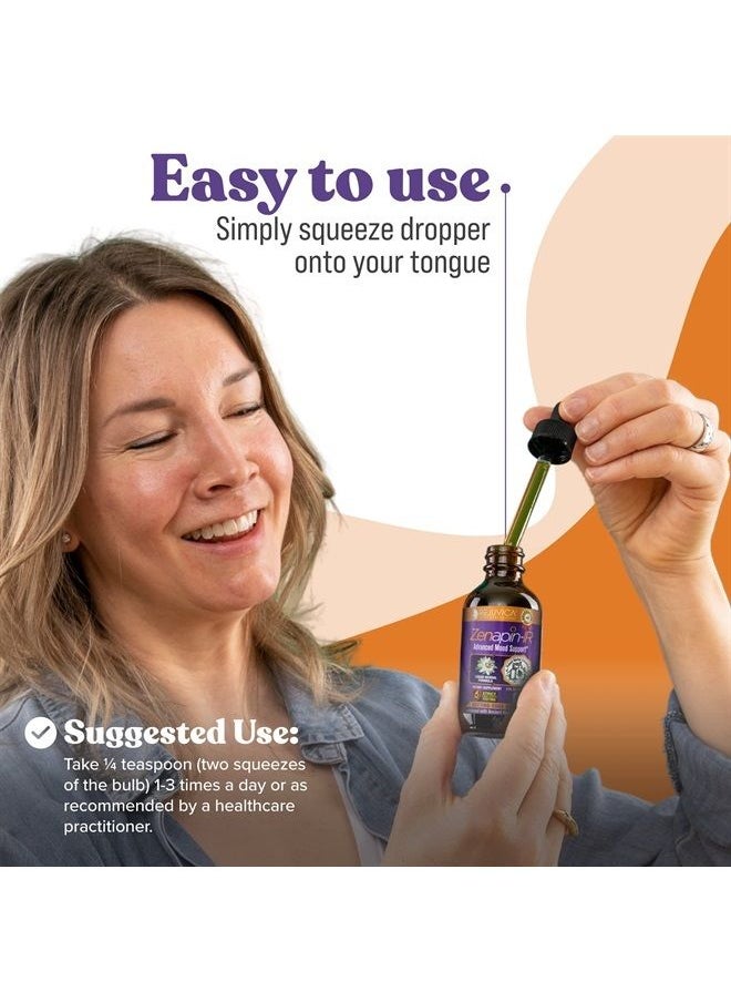 Rejuvica Health Zenapin IR - Natural Calm Liquid Remedy - Support for Mood & Occasional Stress - Liquid for Better Absorption - Kava Kava, Ashwagandha, Passionflower, B-Vitamins & More  - Image 5