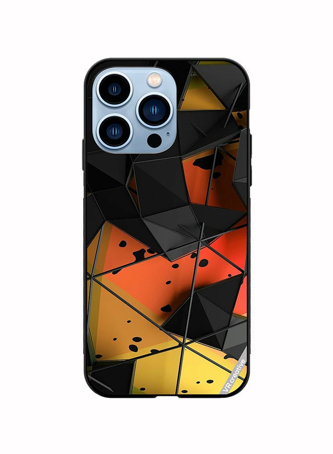 Protective Case Cover For Apple iPhone 13 Pro Max Abstract Design Multicolour