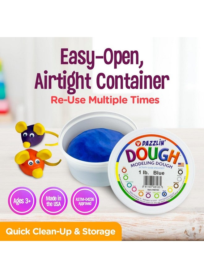 Hygloss Play Modeling Dough - 6lb. Dough Unscented - Safe & Non-Toxic for Kids Arts & Crafts - Party Favors - Classroom Supplies, 6 Assorted Colors - Image 3