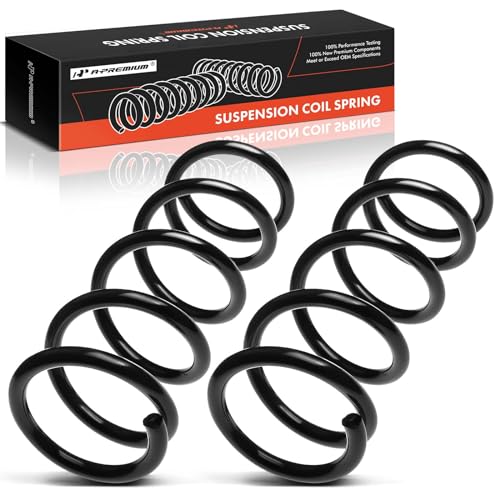 A-Premium 2Pcs Rear Suspension Coil Spring Set Compatible with Nissan Murano 2003 2004 2005 2006 2007, Before 11/2007, Driver and Passenger Side, Replace# 2773733, 30020233 - Image 1