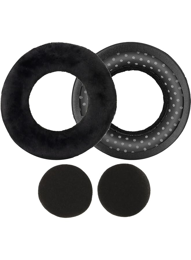 إيروريكس وسائد أذن بديلة Dt990 Dt770 متوافقة مع سماعات الرأس Beyerdynamic Dt990 Dt880 Dt770 Pro باللون الأسود المخملي - Image 3