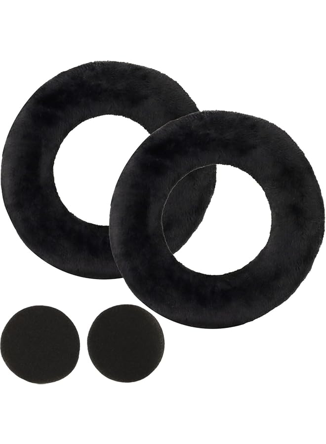 إيروريكس وسائد أذن بديلة Dt990 Dt770 متوافقة مع سماعات الرأس Beyerdynamic Dt990 Dt880 Dt770 Pro باللون الأسود المخملي - Image 1