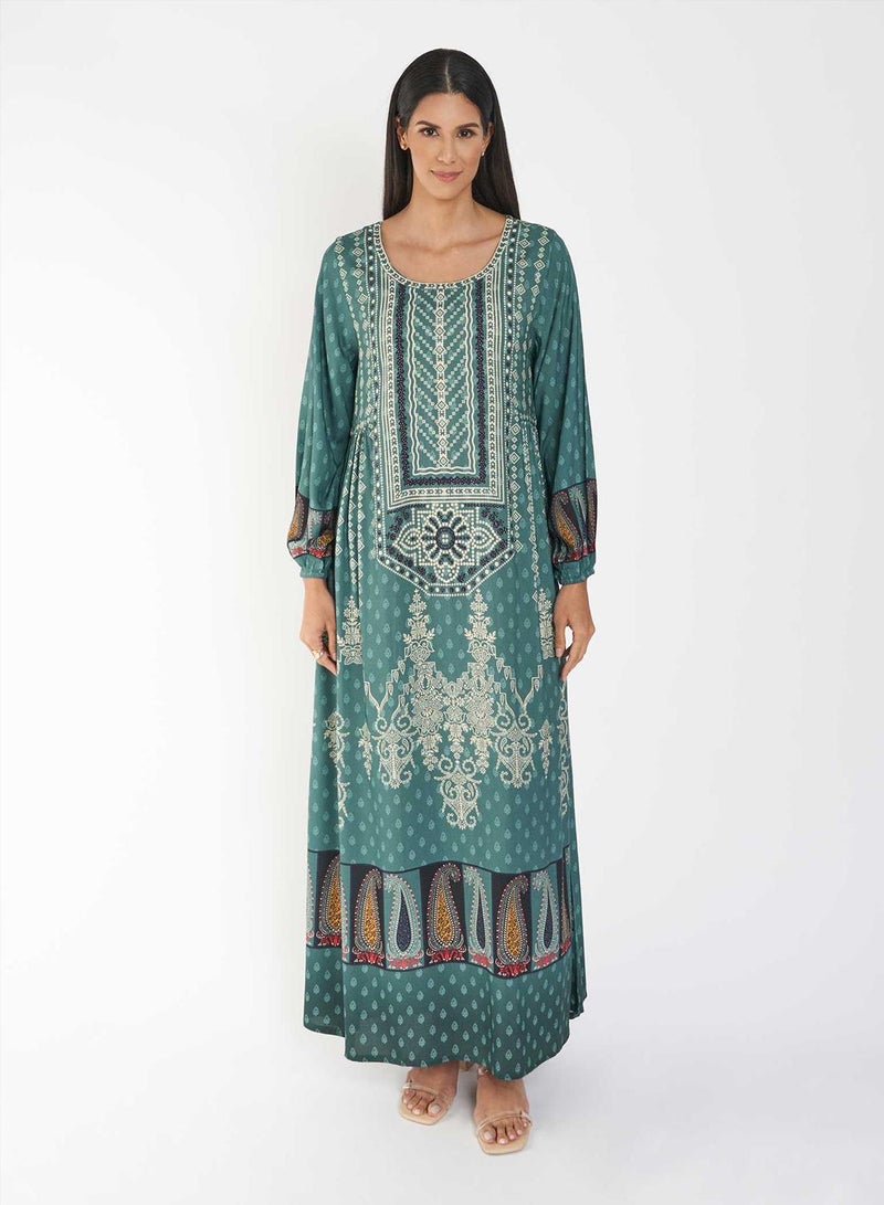 كشخة جلابية بطباعة رقمية - Image 1